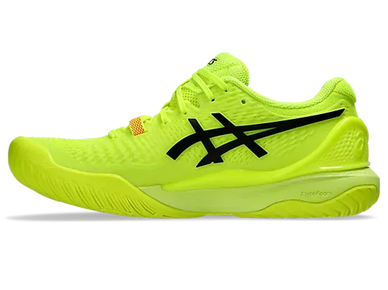 Asics Gel Resolution 9 Paris Men's Tennis Shoes Safety Yellow/Black