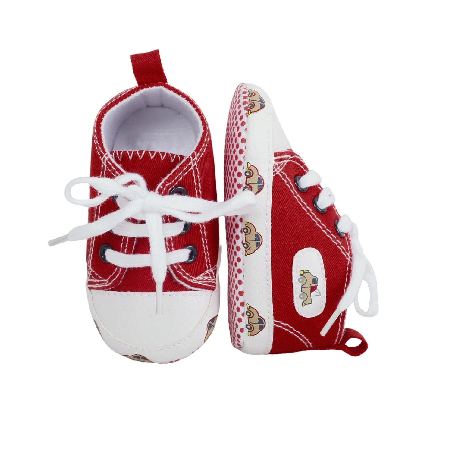 Baby Moo Car Red Sneakers