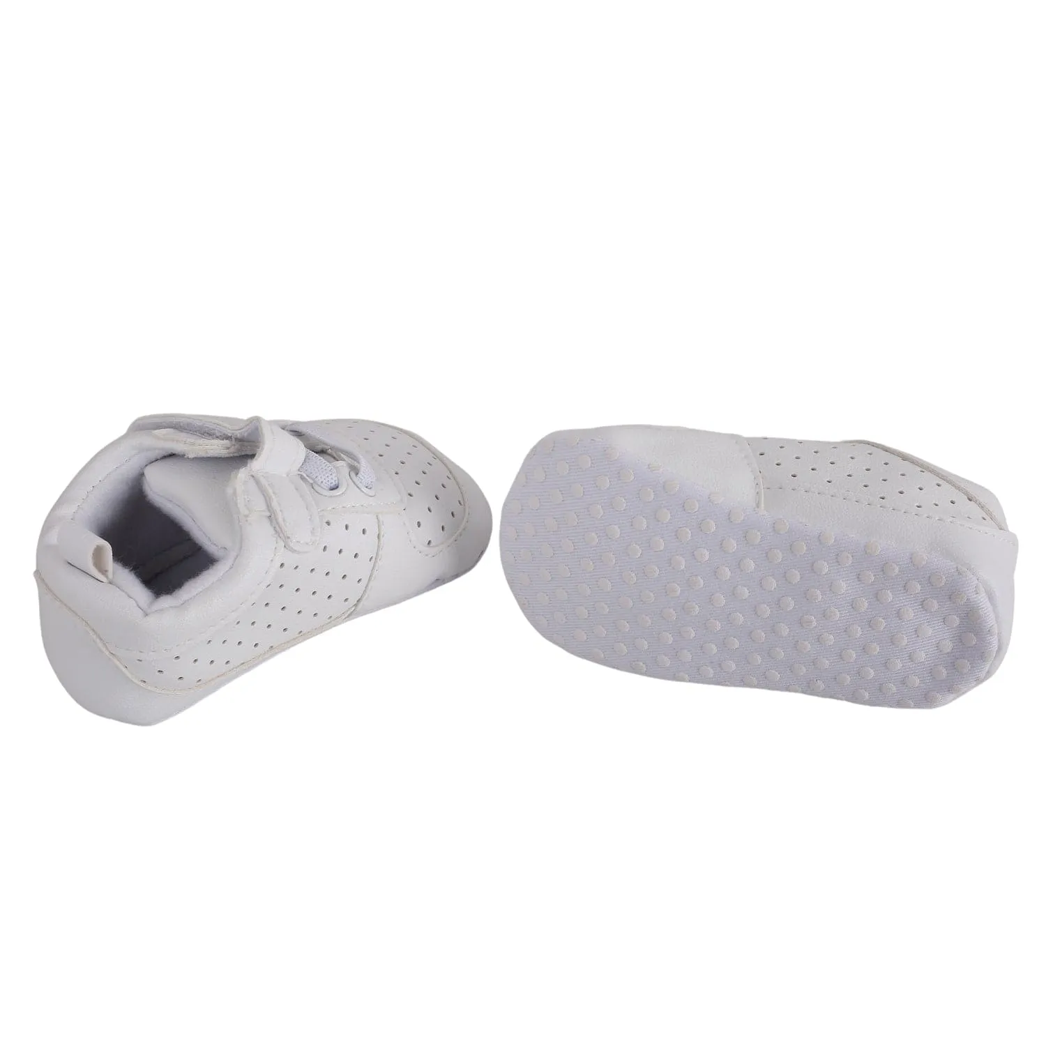 Baby Moo Matte White Sneakers