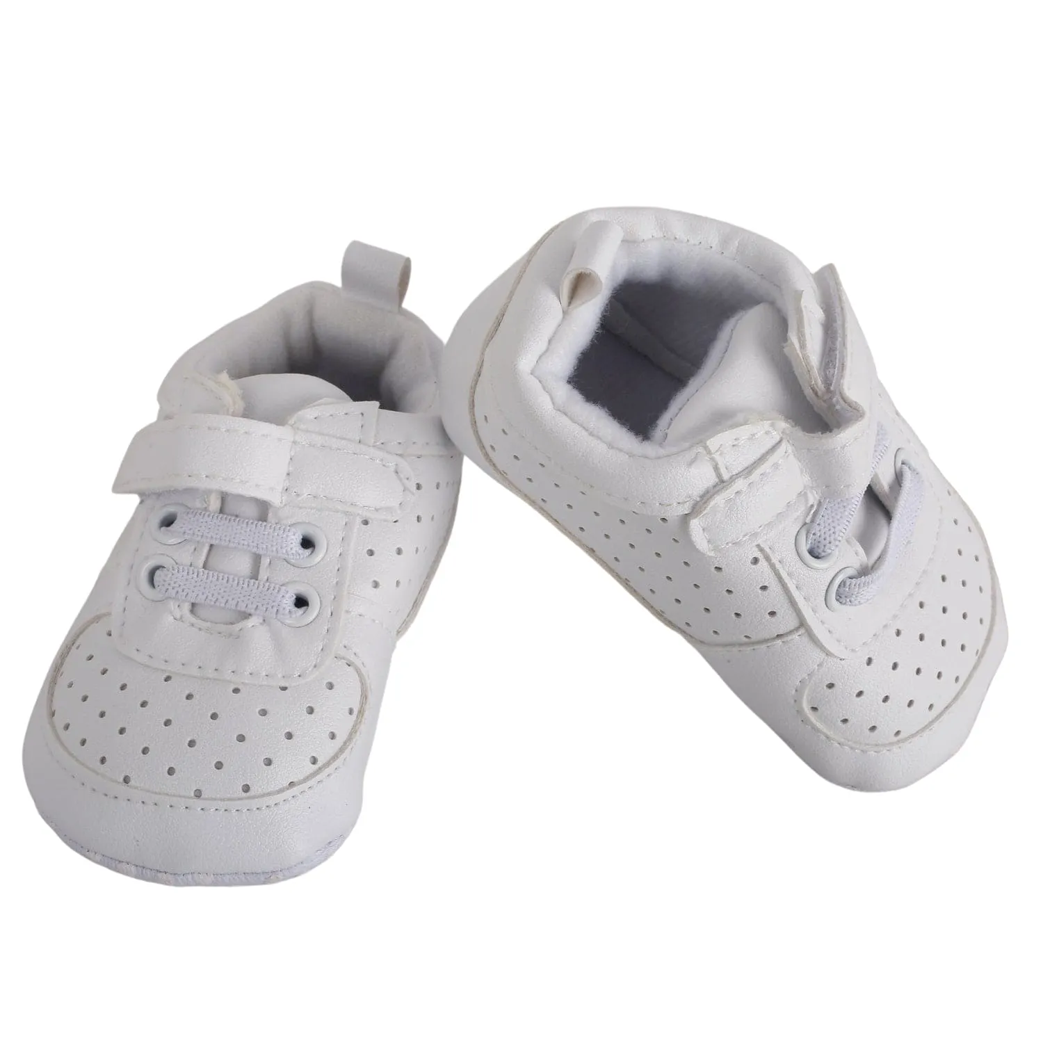 Baby Moo Matte White Sneakers