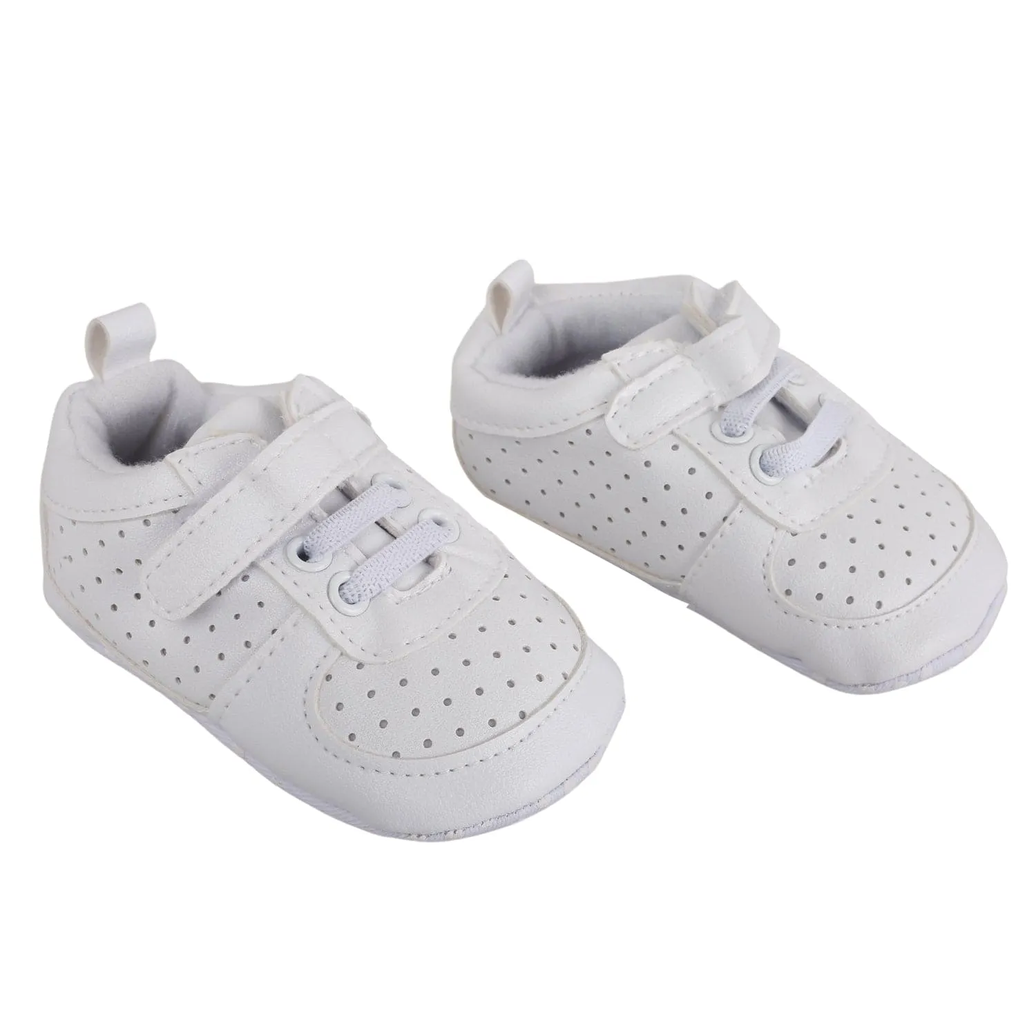 Baby Moo Matte White Sneakers