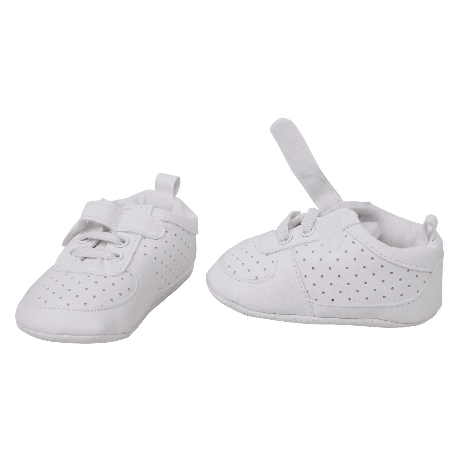 Baby Moo Matte White Sneakers