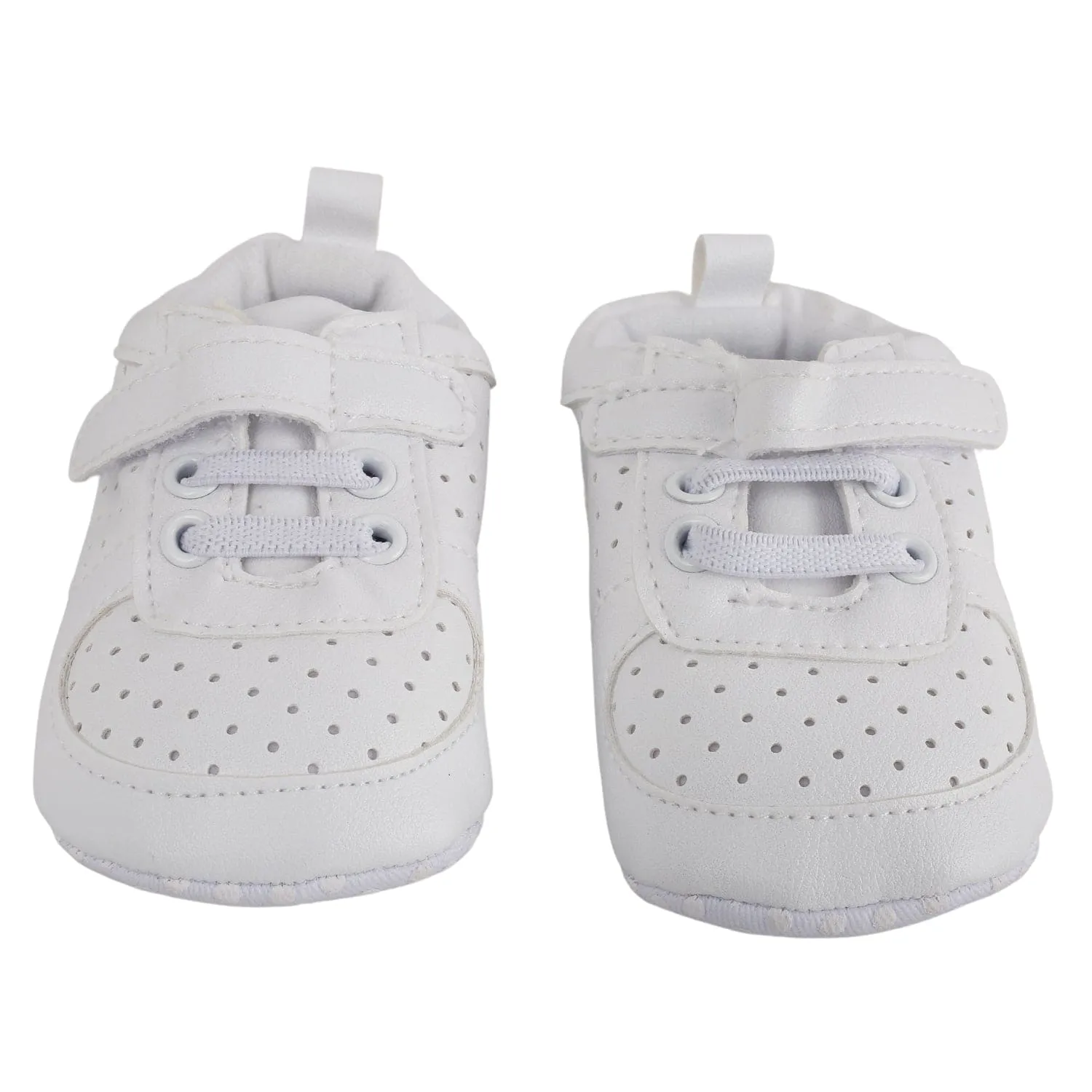 Baby Moo Matte White Sneakers