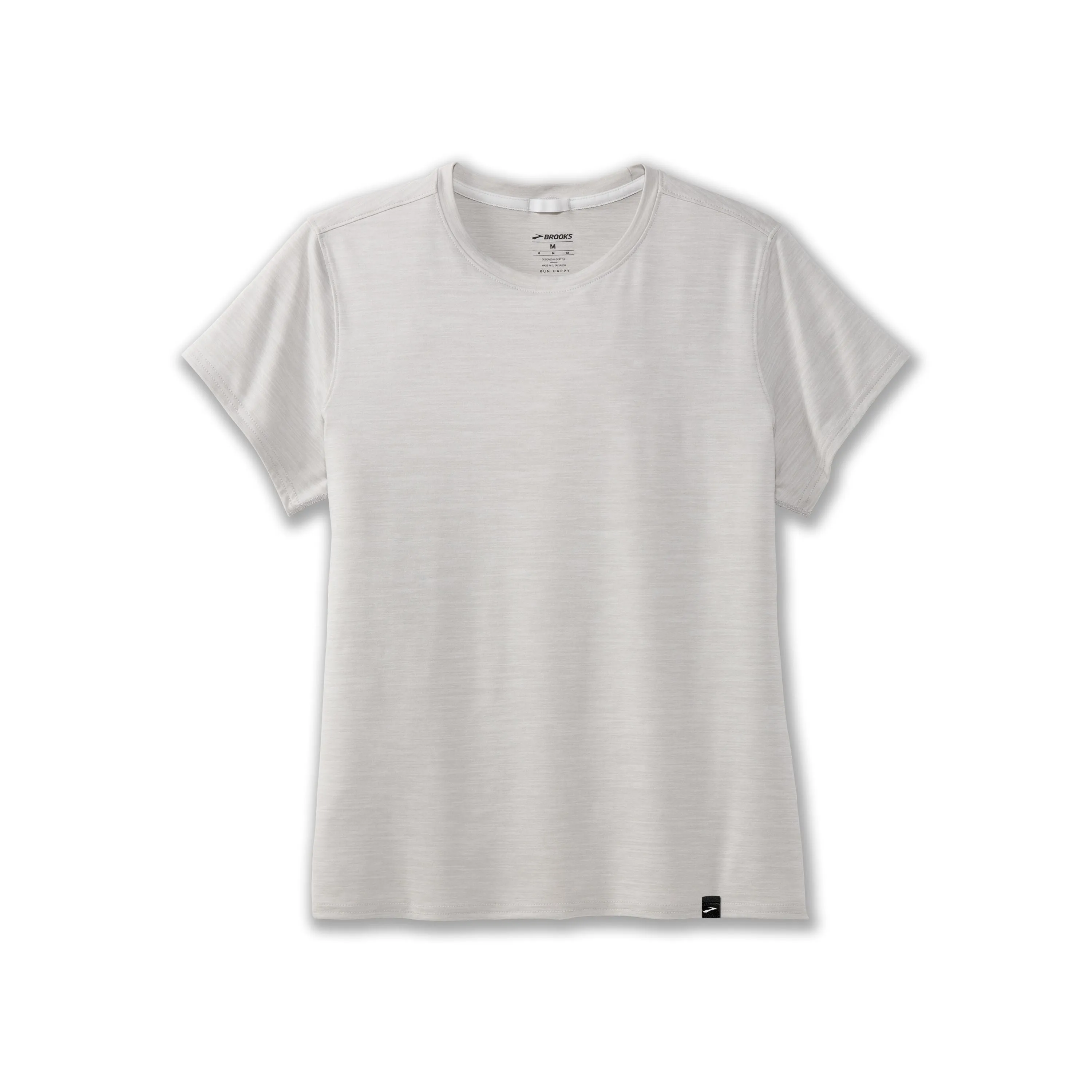 Brooks | Luxe Short Sleeve | Women's | Heather Light Ash