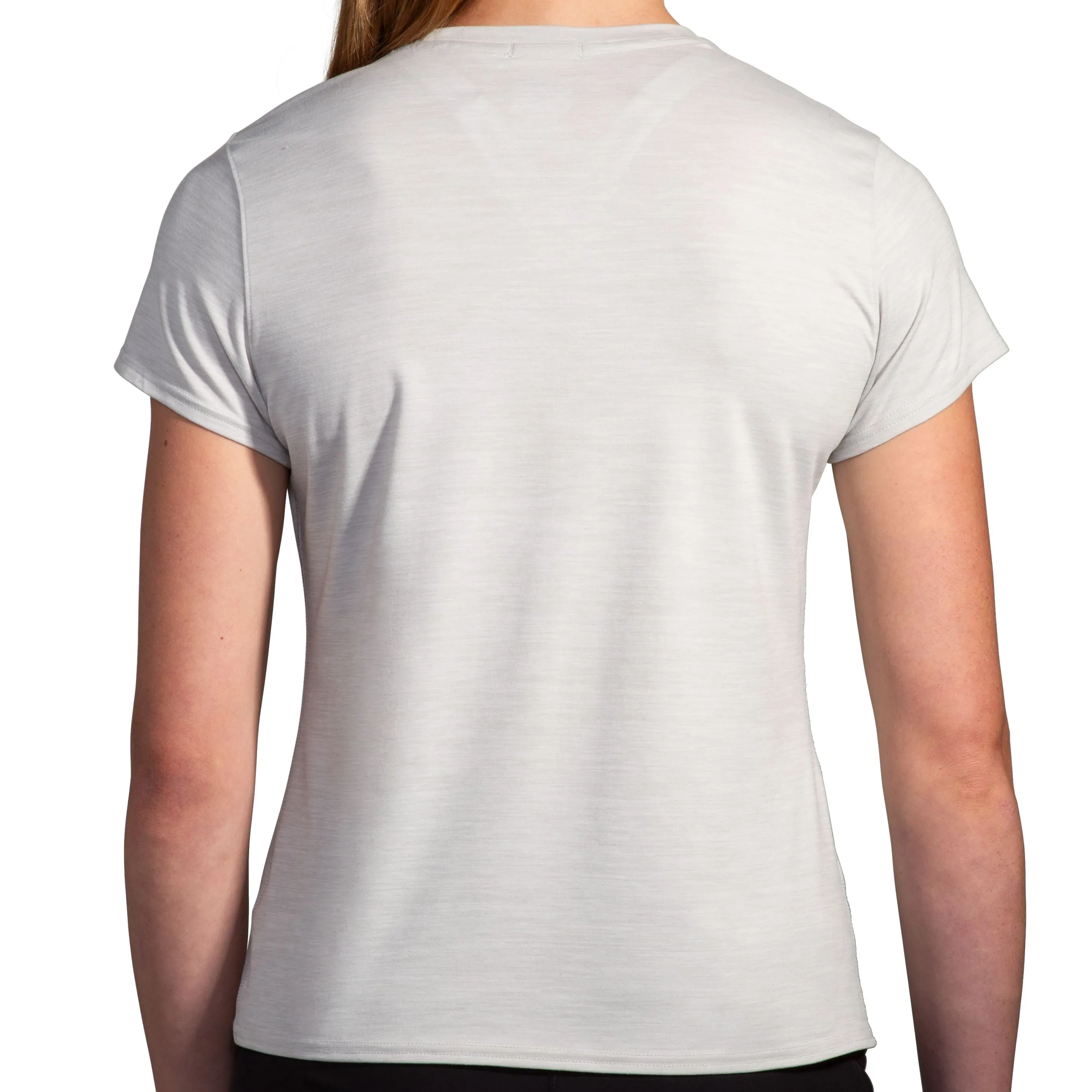 Brooks | Luxe Short Sleeve | Women's | Heather Light Ash