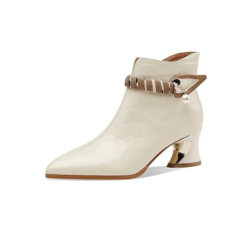 ChicLuxe Exotic Heeled Booties