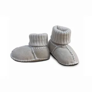 Heitmann Lambskin Sock Booties - Sand