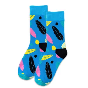 Lucky Feather Crew Socks