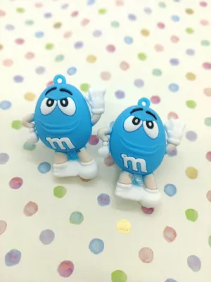 M&M'S SHOE CHARMS - BLUE