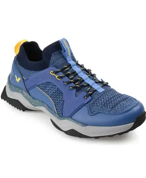 Men's Yosemite Trail Territory Waterproof Knit Sneakers, Blue