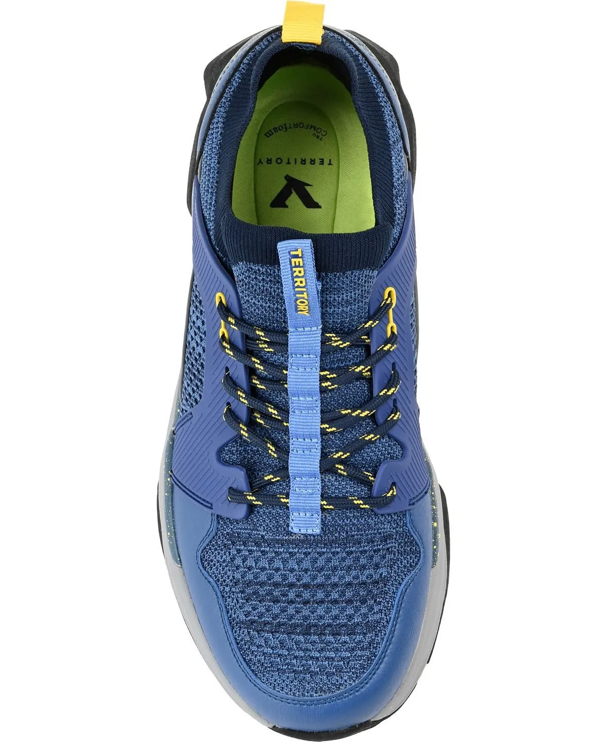 Men's Yosemite Trail Territory Waterproof Knit Sneakers, Blue