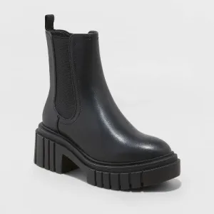 New - Women's Sterling Chelsea Boots - Wild Fable Black 9