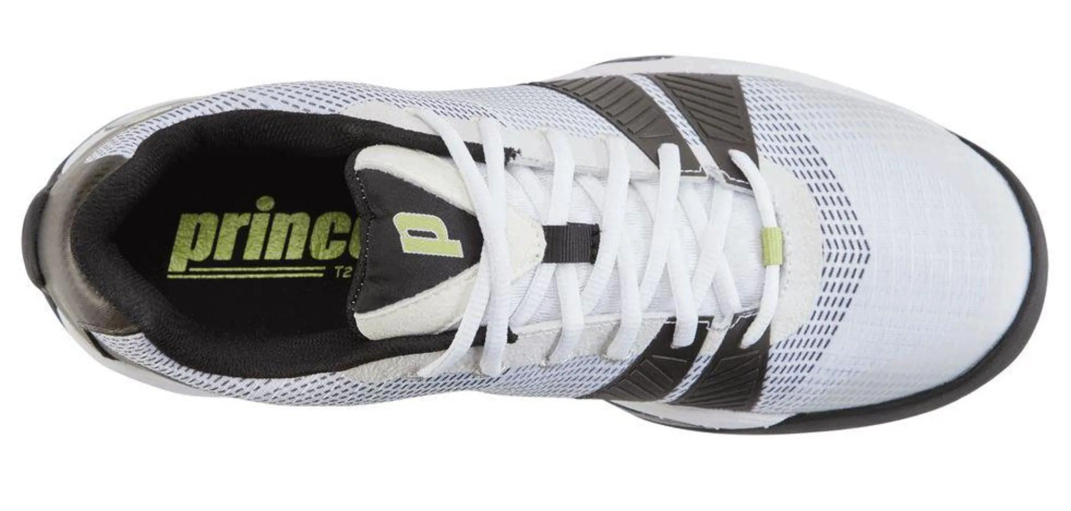 PRINCE T22.5 MEN'S WHITE/BLACK/GREEN