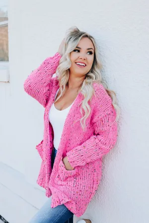 Princess Pink Confetti Cardigan