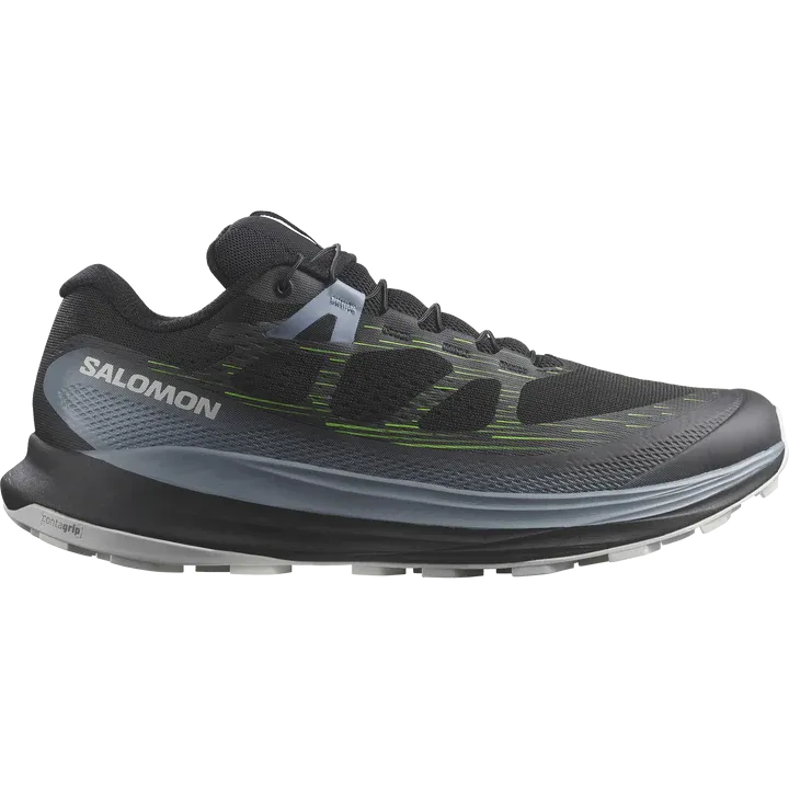 Salomon Ultra Glide 2 Shoes (Men's) Black / Flint Stone / Green Gecko