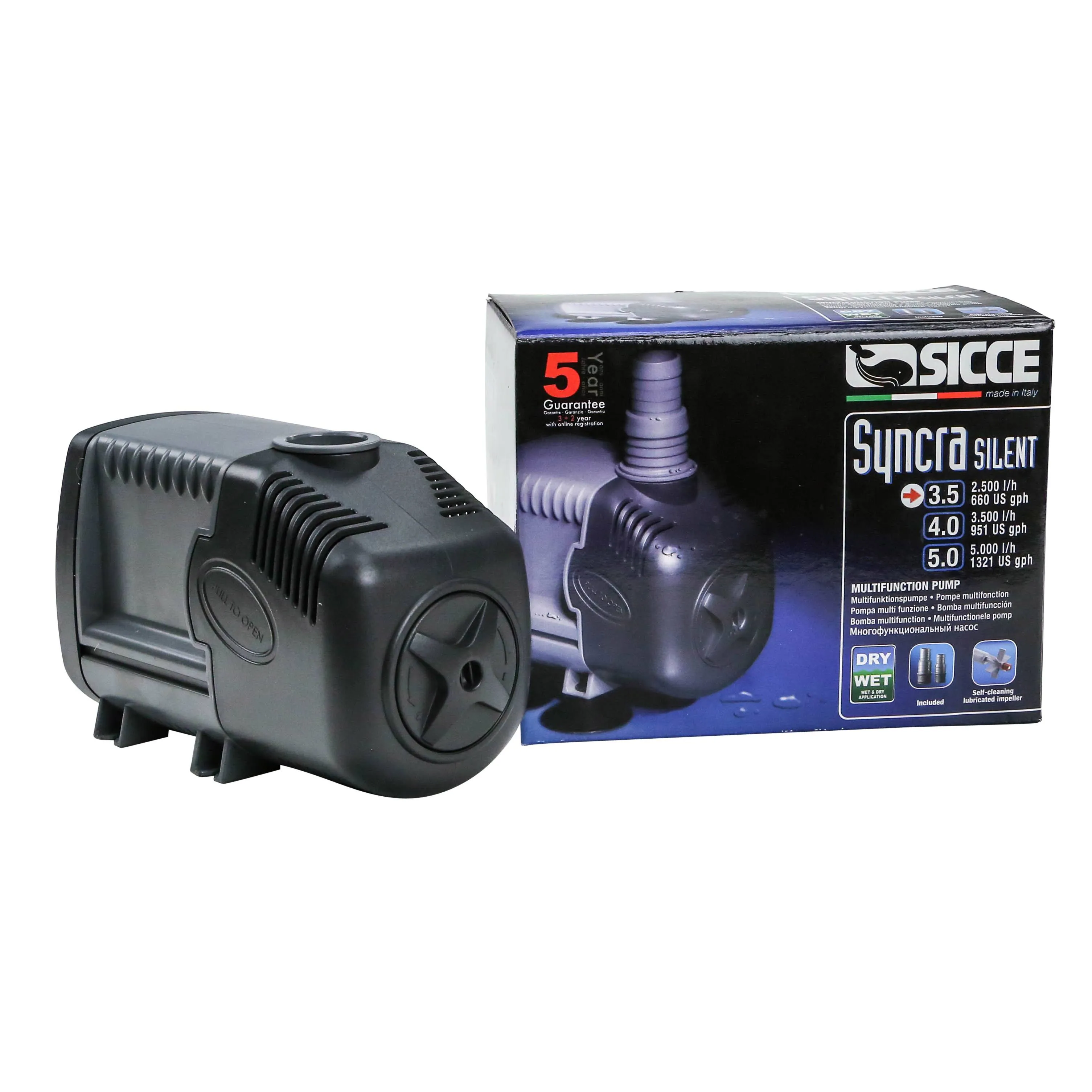 Syncra Silent 3.5 Pump (660 GPH) - Sicce