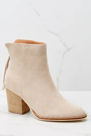 Taking These With Me Light Taupe Ankle Booties