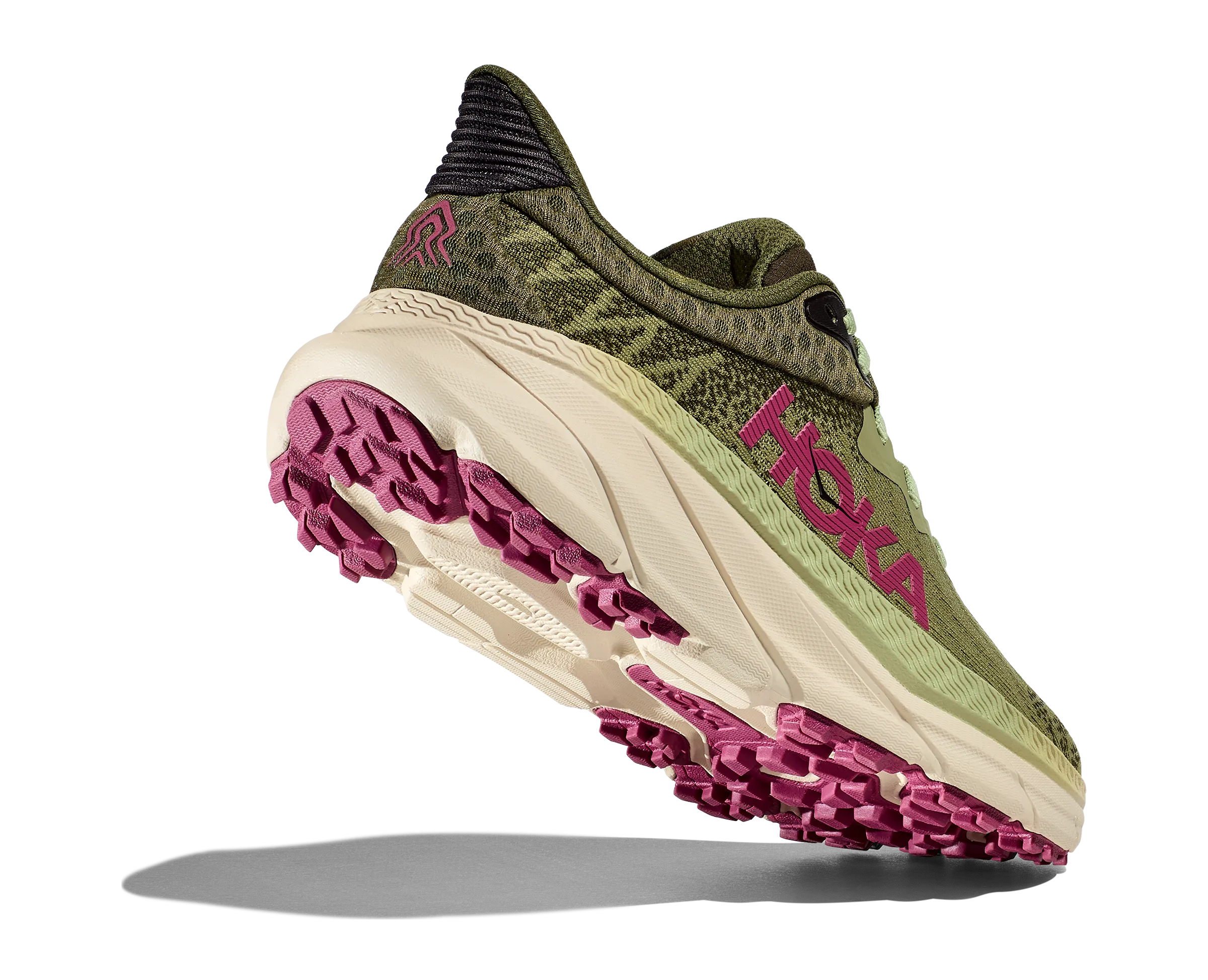 WOMEN'S HOKA CHALLENGER ATR 7 1134498FBT COLOR: FOREST FLOOR/BEET ROOT