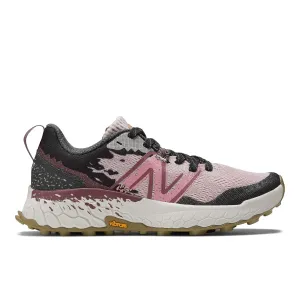 Women's New Balance Fresh Foam X Hierro v7 Color:  Stone Pink with Blacktop and Washed Burgundy